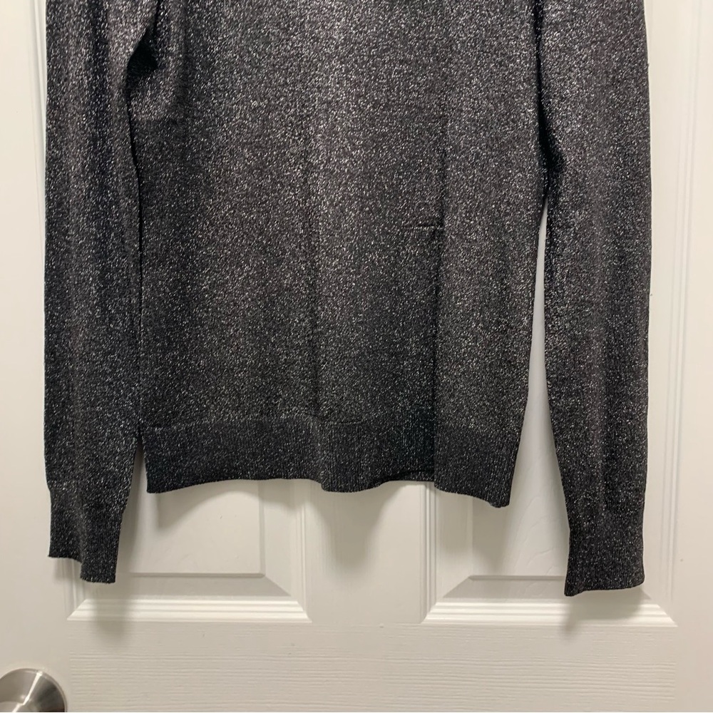 NWT  Antonio Melani Yamelyn Metallic Turtleneck Coordinating Statement Sweater - Picture 3 of 6